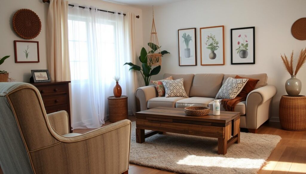 Thrifty Living Room Makeover